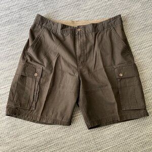 Outdoor Life Chocolate Brown Hiking Walk Cargo Shorts 38